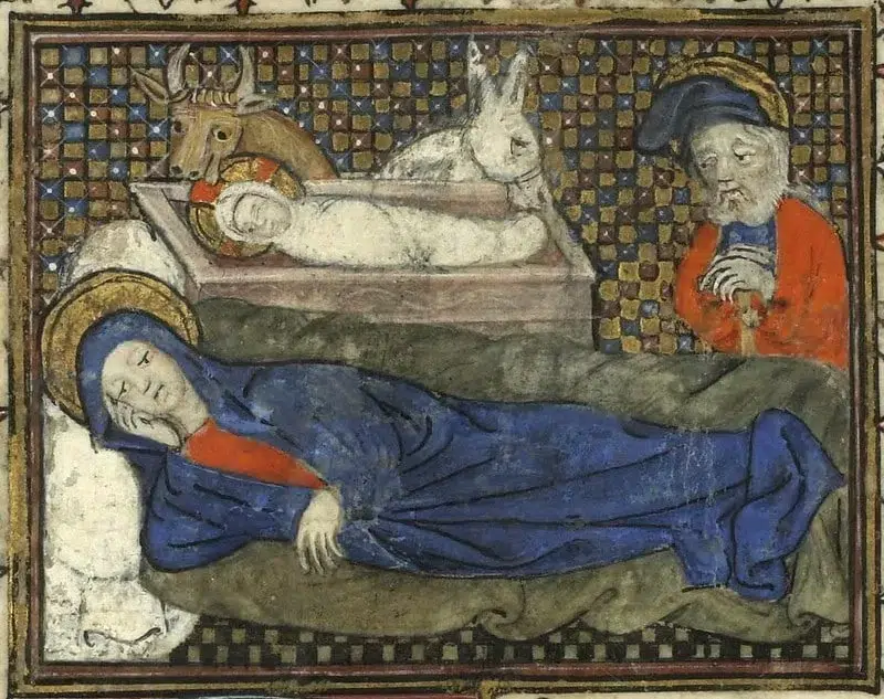 [medieval nativity scene] Provencal Christmas, Noel Provencal, Nativity scene, French Christmas Song,
