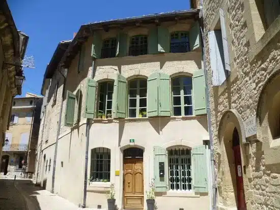 [exterior of In Situ, a bread and breakfast, Bnb, apartment, uzes accomodation in south of france]